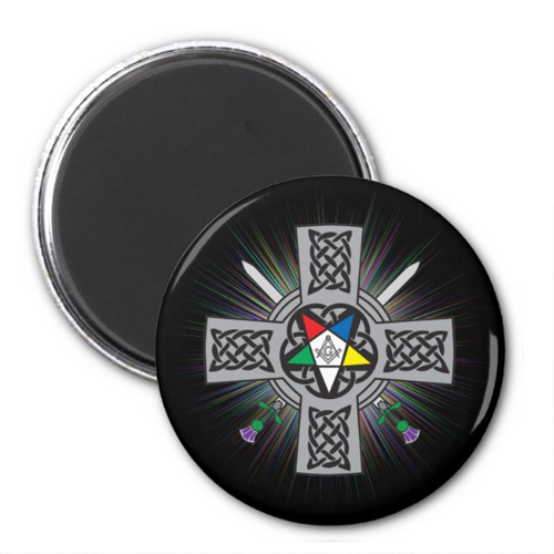 (image for) 2023 CA WP Celtic Cross Button Magnet